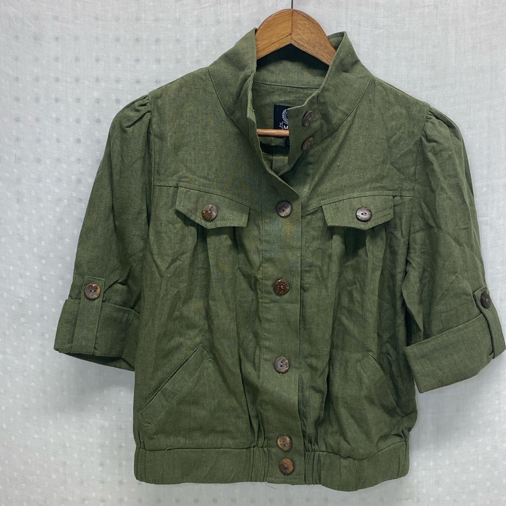 Anthropologie /‎ Mine Linen Blend Shirt or Jacket